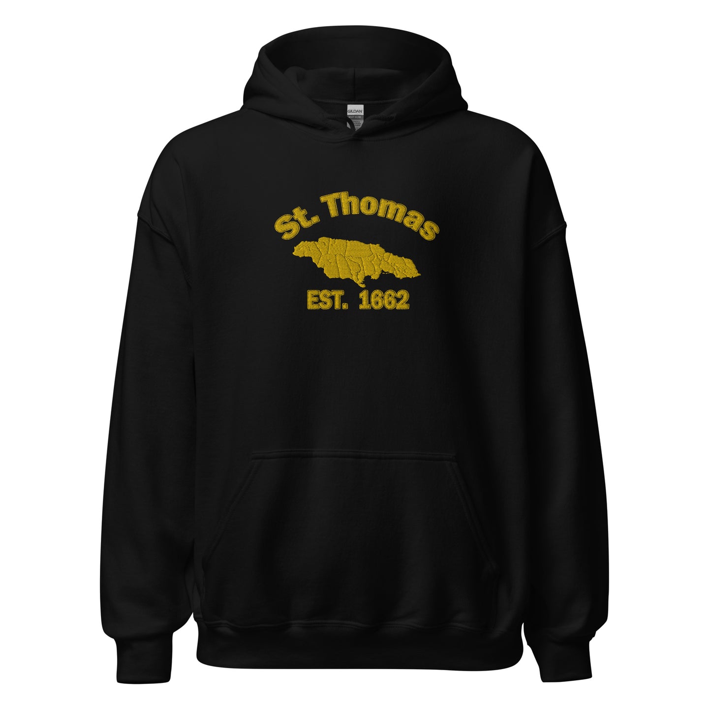 Unisex ST. THOMAS JAMAICA EMBROIDERED Sunshine Hoodie
