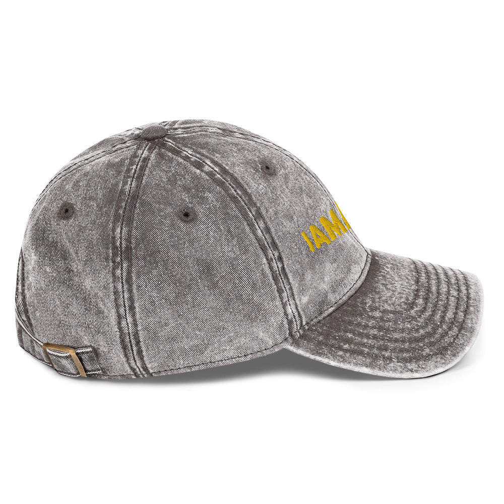 Vintage Style Embroidered Jamaica Cap